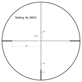 Vector Optics Forester 1-8x24 SFP kiväärin tähtäin 