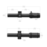 Vector Optics Forester 1-8x24 SFP kiväärin tähtäin 