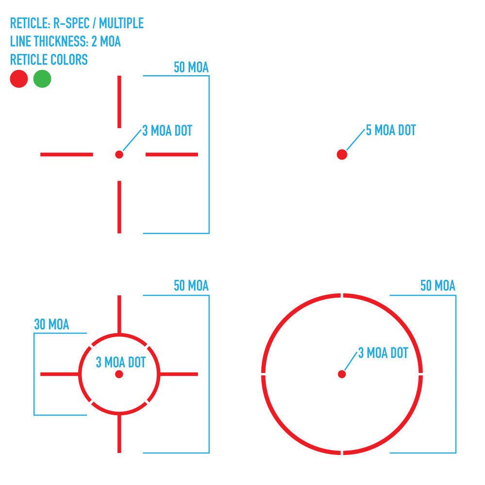 Sightmark Ultra Shot R-Spec Reflex Sight punapiste 