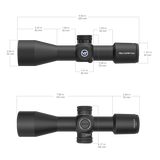 Vector Optics Veyron 10x44 SFP kompakti kiväärin tähtäin 