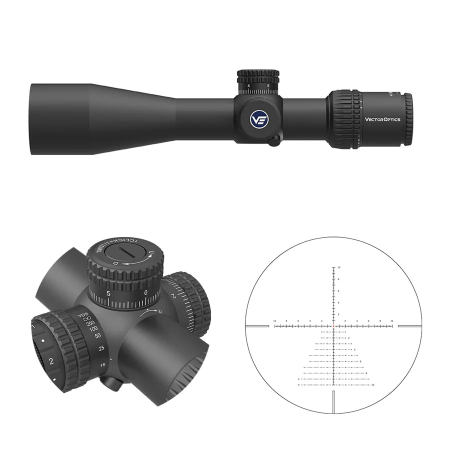 Vector Optics Veyron 4-16x44IR SFP kompaktikiväärin tähtäin 