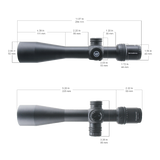 Vector Optics Veyron 6-24x44 IR Ensimmäisen polttotason valaistu kiväärin tähtäin 