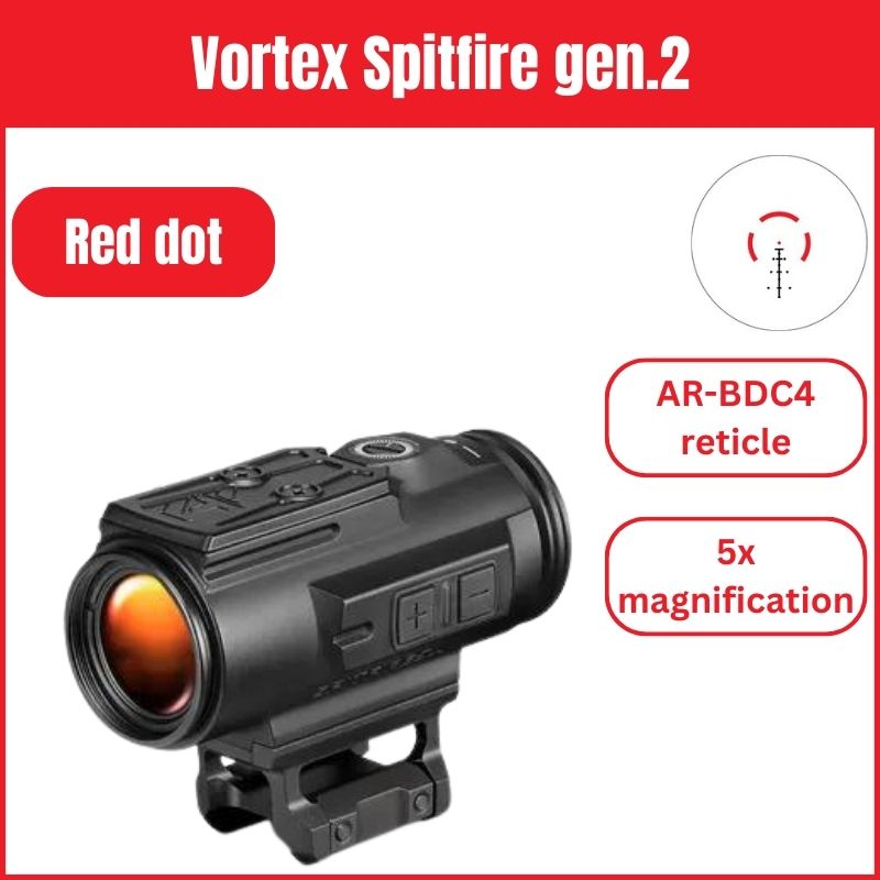 Vortex Spitfire HD Gen II | 5x prisma tähtäin